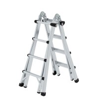 MUNK Teleskopleiter 57 x 130,5 x 19,6 cm (B x H x T)...