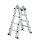 MUNK Teleskopleiter 57 x 130,5 x 19,6 cm (B x H x T) 150kg Aluminium
