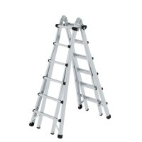 MUNK Teleskopleiter 70 x 186 x 20,8 cm (B x H x T) 150kg...