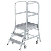 MUNK Podestleiter 2,7m Aluminium