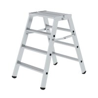 MUNK Trittleiter 62 x 96 cm (B x T) 150kg Aluminium alu 2...