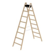 MUNK Stehleiter 3,6m Holz
