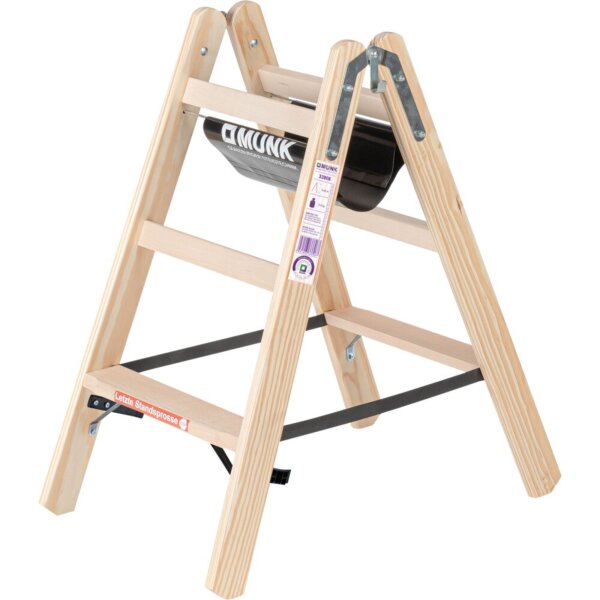 MUNK Stehleiter 2,25m Holz