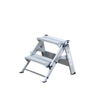 MUNK Trittleiter 55 x 54 cm (B x T) 150kg Aluminium alu 2...
