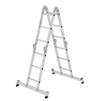 MUNK Multifunktionsleiter 4,8m Aluminium