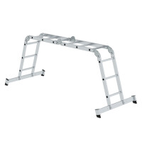 MUNK Multifunktionsleiter 4,8m Aluminium
