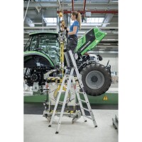 MUNK Stehleiter 3,4m Aluminium