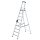 MUNK Stehleiter 4,1m Aluminium