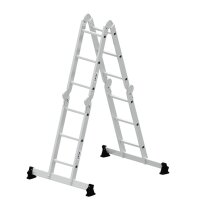 MUNK Multifunktionsleiter 4,8m Aluminium alu