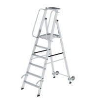 MUNK Podestleiter 3,4m Aluminium alu