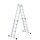 MUNK Teleskopleiter 42,5 x 155,5 x 19,6 cm (B x H x T) 150kg Aluminium