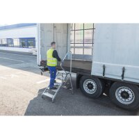 MUNK Podestleiter 3m Aluminium alu