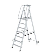 MUNK Podestleiter 3,6m Aluminium alu