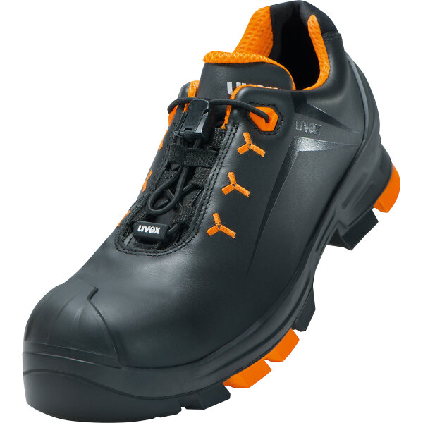 uvex Sicherheitsschuhe uvex 2 41 S3 Leder schwarz/orange