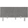 BakkerElkhuizen Tischtrennwand BE Safety Screens U-Shape 160 x 60 x 60 cm (B x H x T) 1cm Schallabsorberklasse: B schwer entflammbar 1,7kg PET, 100 % recycelt grau