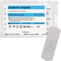 aluderm® Pflaster aluplast 2,5 x 7,2 cm (B x L)...