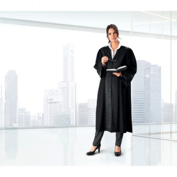 SoldanPlus Robe Classic-Line 38/40 Damen 100 % Baumwolle schwarz
