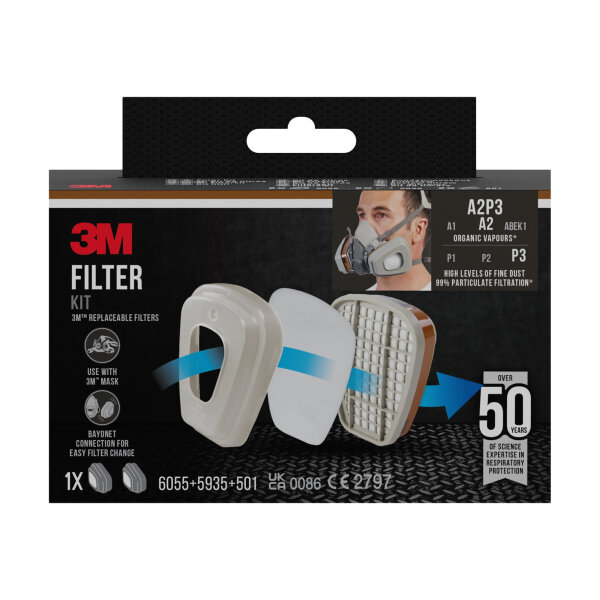3M Atemfilter Pestizid 3M Atemschutzmaske Serie 6000