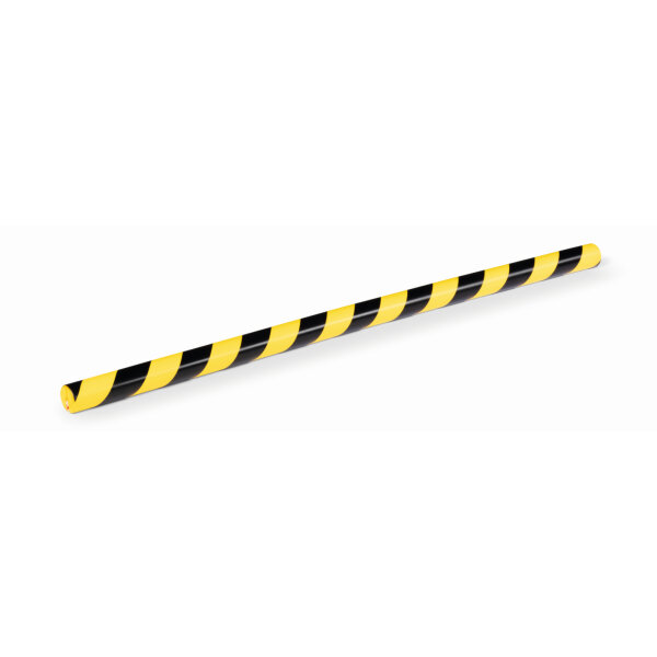 DURABLE Warn- und Schutzprofil E8R Kantenschutzprofil 4 x 100 cm (B x L) Polyurethan schwarz/gelb