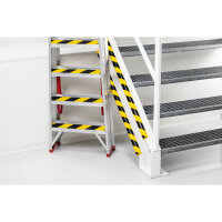 DURABLE Warn- und Schutzprofil E8R Kantenschutzprofil 4 x...