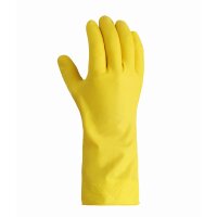 teXXor® Gummihandschuhe NATURLATEX 8 Naturlatex gelb