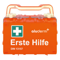 aluderm® Erste Hilfe Koffer DYNAMIC-GLOW S 28,7 x 24,1 x 15,2 cm (B x H x T) DIN 13157 orange