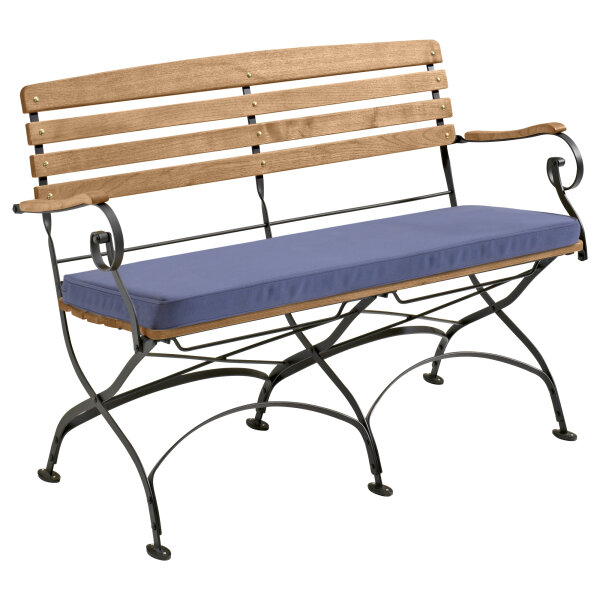 memo Gartenauflage Breite des Sitzes: 120cm Tiefe der Sitzfläche: 42,5cm 100 % Polyester blau