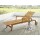 memo Gartenliege Milano 69,5 x 93 x 193 cm (B x H x T) 18kg Robinie, lasiert natur