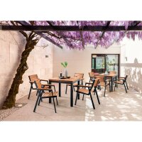 memo Gartenstuhl Berrissimo Niedriglehner 58,5 x 75,5 x 69 cm (B x H x T)