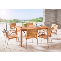 memo Gartenstuhl Solano Niedriglehner 54,5 x 83 x 59,7 cm (B x H x T)