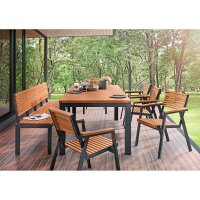 memo Gartenbank Berrissimo 146 x 86 x 55 cm (B x H x T)...