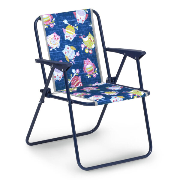 barths Campingstuhl Produkttypbezeichnung: Kinder 60kg 40 x 54 x 40 cm (B x H x T) Polycotton blau