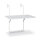 barths Balkonhängetisch Boy 60 x 5 x 40 cm (B x H x T) geeignet für: Brüstungsbreite von 15 cm 3,5kg Kunststoff weiß