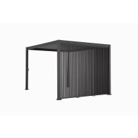 barths Zubehör Terrassenüberdachung Vertical Seitenwand Best Terrassenüberdachung Cadiz 49940050 123 x 229 x 5 cm (B x H x T) Aluminium anthrazit