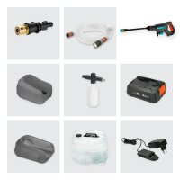 GARDENA Mitteldruckreiniger AquaClean 24/18V P4A Premium...