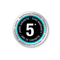 GARDENA Arbeitshandschuhe M 42 % Polyester, 55 % Nitril,...