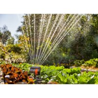 GARDENA Rasensprenger AquaZoom compact Viereckregner 26 x 17 x 26 cm (B x H x T) 9-216qm schwarz