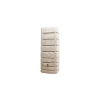 4rain Regentonne SLIM STONE DECOR 75 x 184 x 51 cm (B x H...