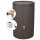 4rain Regentonne MADERA 57 x 93 x 57 cm (B x H x T) 220l Polyethylen, 100 % recycelt braun