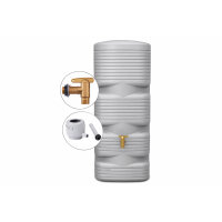 4rain Regentonne QUADRO 40 x 118 x 42 cm (B x H x T) 170l...