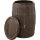 4rain Regentonne VINO 65 x 93 x 65 cm (B x H x T) 250l Polyethylen, 100 % recycelt dunkelbraun