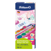 Pelikan Farbkasten K12® 12 Farben farbig sortiert