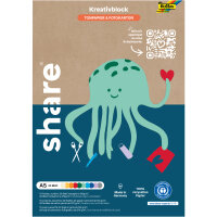 share Bastelblock DIN A5 20 Bl. Tonpapier (120g/m²),...