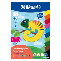Pelikan Tonpapierblock DIN A3 120g/m² gelb, orange,...