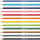STABILO® Buntstift GREENcolors 12 Buntstifte (rosa, blauviolett, ultramarinblau, himmelblau, rot, orange, gelb, gelbgrün, laubgrün, hellbraun, schwarz, grau), 2 Bleistifte farbig sortiert