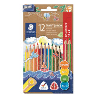 STAEDTLER® Buntstift Noris® jumbo farbig sortiert...