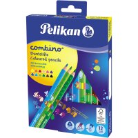 Pelikan Buntstift Combino® farbig sortiert 12 St./Pack.
