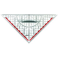 RUMOLD Geometriedreieck 10151 25cm mit farbig...