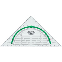 M+R Geometriedreieck GreenLine 16cm mit farbig...
