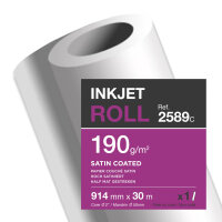 Clairefontaine Inkjetplotterpapier SATIN COATED 914 mm x...